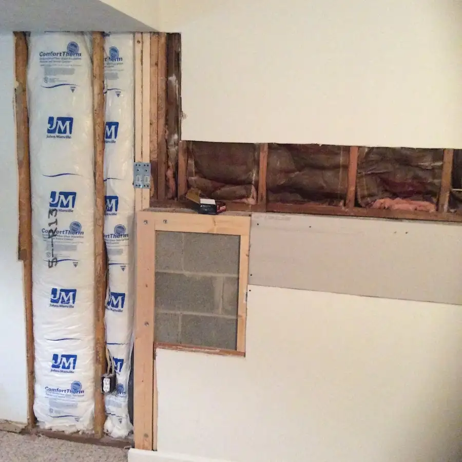 Wall insulation replacement during Structural Drying in Bloomfield